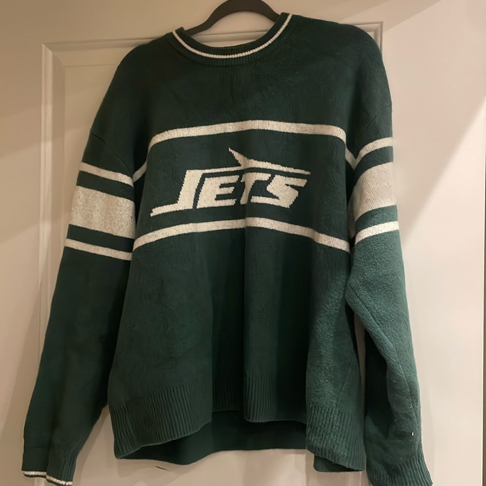 ABERCROMBIE- Vintage Men’s Jets Sweater